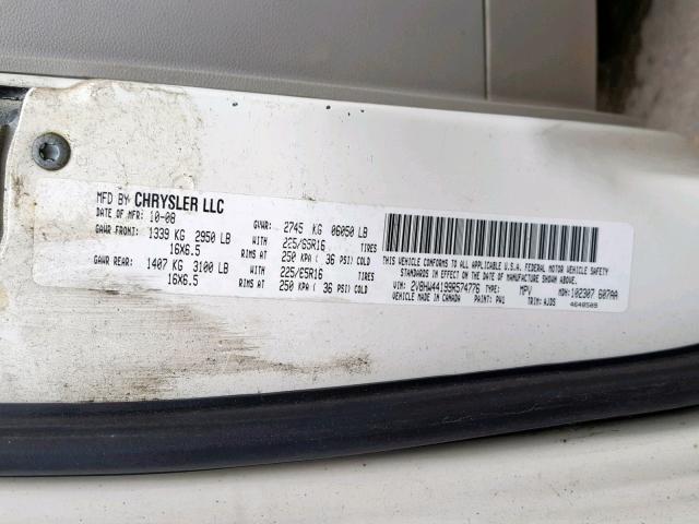 2V8HW44199R574776 - 2009 VOLKSWAGEN ROUTAN S WHITE photo 10