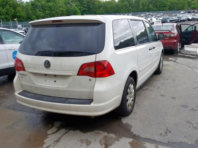 2V8HW44199R574776 - 2009 VOLKSWAGEN ROUTAN S WHITE photo 4