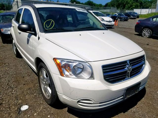 1B3HB48A19D103940 - 2009 DODGE CALIBER SX WHITE photo 1