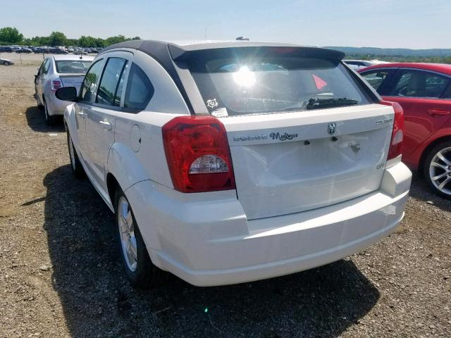 1B3HB48A19D103940 - 2009 DODGE CALIBER SX WHITE photo 3