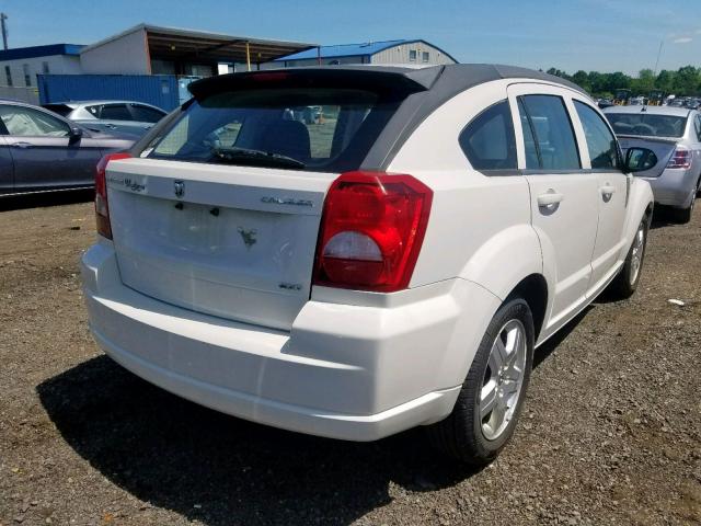 1B3HB48A19D103940 - 2009 DODGE CALIBER SX WHITE photo 4