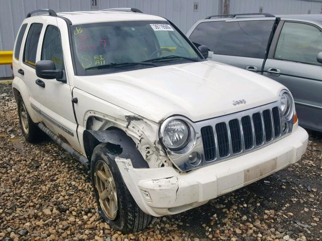 1J4GL58K46W151285 - 2006 JEEP LIBERTY LI WHITE photo 1