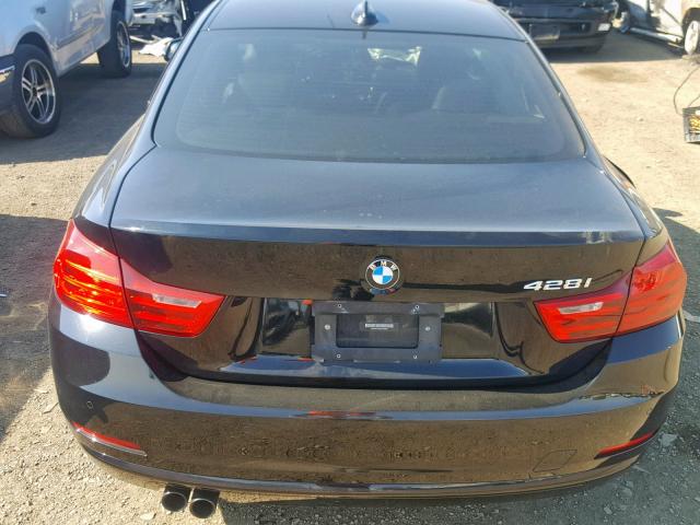 WBA3N7C59FK224845 - 2015 BMW 428 I BLACK photo 9
