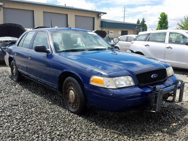 2FAFP71W14X117763 - 2004 FORD CROWN VICT BLUE photo 1