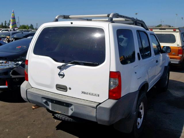 5N1ED28TX2C518859 - 2002 NISSAN XTERRA XE WHITE photo 4