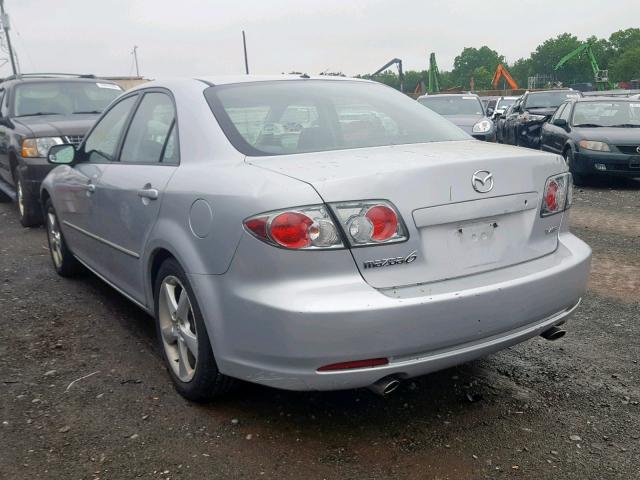 1YVHP80D865M44412 - 2006 MAZDA 6 S SILVER photo 3