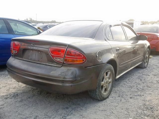 1G3NL52F12C291668 - 2002 OLDSMOBILE ALERO GL GRAY photo 4