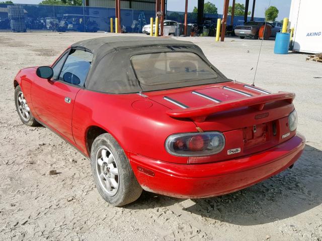 JM1NA3519L0113732 - 1990 MAZDA MX-5 MIATA RED photo 3