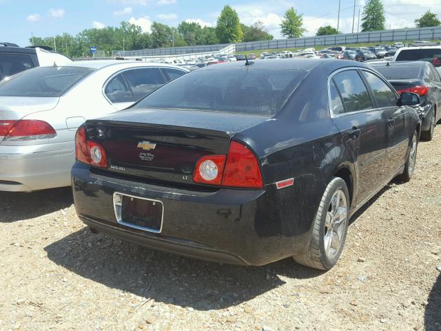 1G1ZH57B69F136561 - 2009 CHEVROLET MALIBU 1LT BLACK photo 4