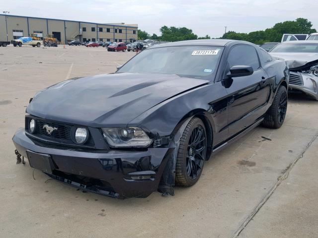 1ZVBP8CF5C5251331 - 2012 FORD MUSTANG GT BLACK photo 2