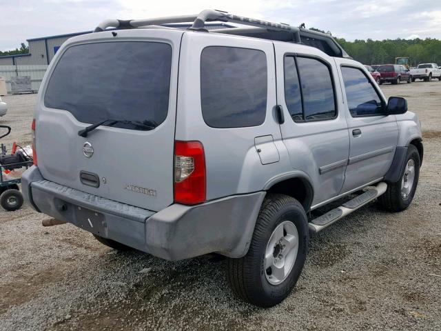 5N1ED28T82C562407 - 2002 NISSAN XTERRA XE SILVER photo 4