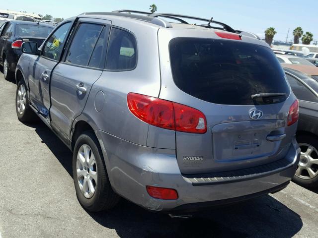 5NMSH13E48H212944 - 2008 HYUNDAI SANTA FE S GRAY photo 3