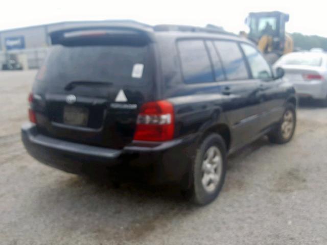 JTEDD21A970162689 - 2007 TOYOTA HIGHLANDER BLACK photo 4