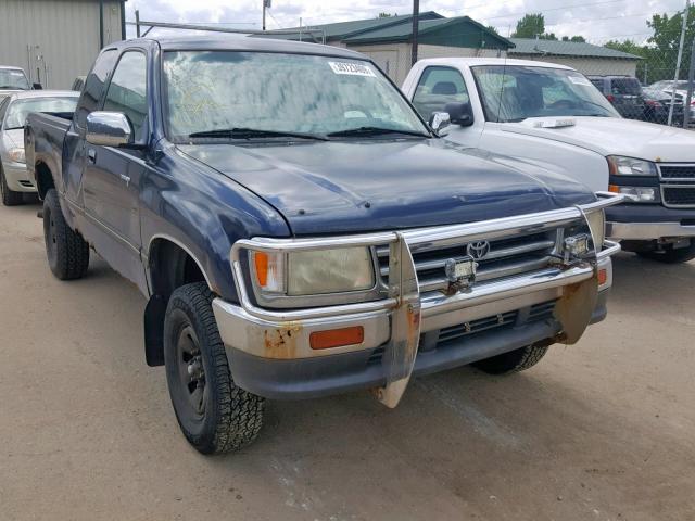 JT4UN24D4T0027671 - 1996 TOYOTA T100 XTRAC BLUE photo 1