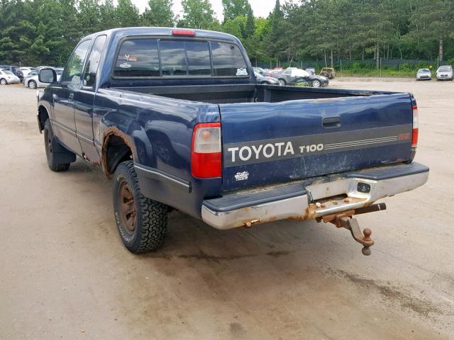 JT4UN24D4T0027671 - 1996 TOYOTA T100 XTRAC BLUE photo 3