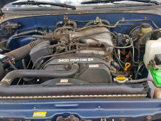 JT4UN24D4T0027671 - 1996 TOYOTA T100 XTRAC BLUE photo 7