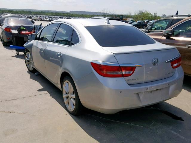 1G4PR5SK6D4149653 - 2013 BUICK VERANO CON SILVER photo 3