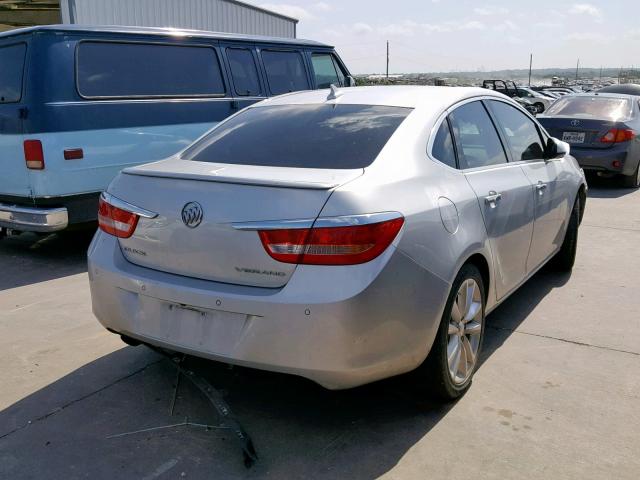 1G4PR5SK6D4149653 - 2013 BUICK VERANO CON SILVER photo 4