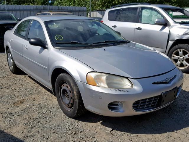 1C3EL46X32N229498 - 2002 CHRYSLER SEBRING LX SILVER photo 1