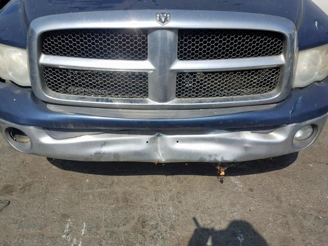 3D7KA28D24G248167 - 2004 DODGE RAM BLUE photo 9