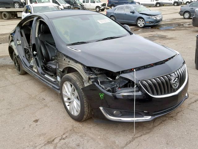 2G4GN5EX2E9169612 - 2014 BUICK REGAL PREM BLACK photo 1