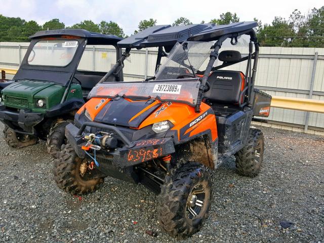 4XATH7EA8CE639581 - 2012 POLARIS RANGER 800 ORANGE photo 2