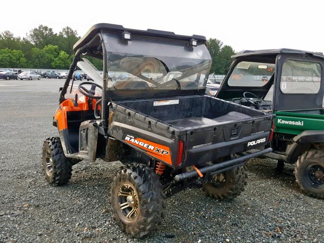 4XATH7EA8CE639581 - 2012 POLARIS RANGER 800 ORANGE photo 3