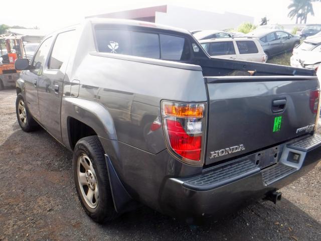 2HJYK16287H535770 - 2007 HONDA RIDGELINE GRAY photo 3