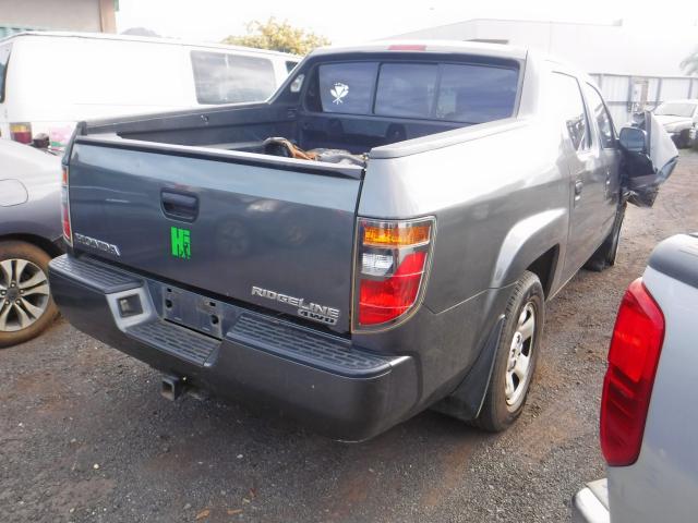 2HJYK16287H535770 - 2007 HONDA RIDGELINE GRAY photo 4