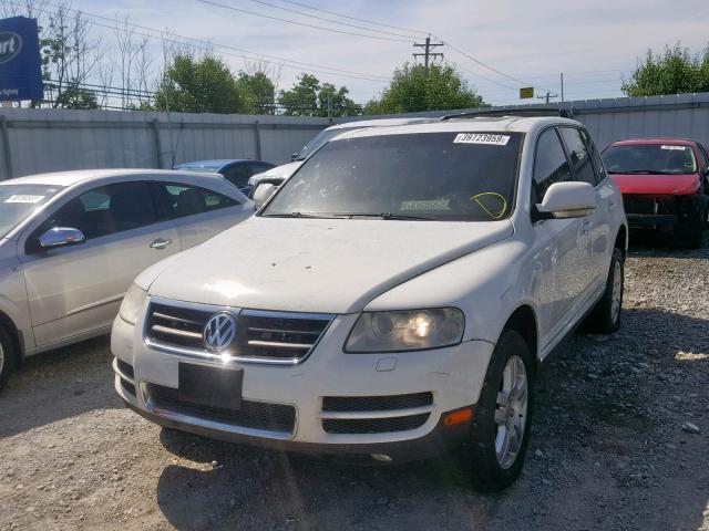 WVGZM77L76D045180 - 2006 VOLKSWAGEN TOUAREG 4. WHITE photo 2