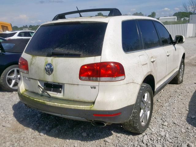 WVGZM77L76D045180 - 2006 VOLKSWAGEN TOUAREG 4. WHITE photo 4