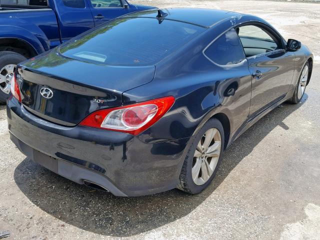 KMHHT6KD8BU055963 - 2011 HYUNDAI GENESIS CO BLACK photo 4