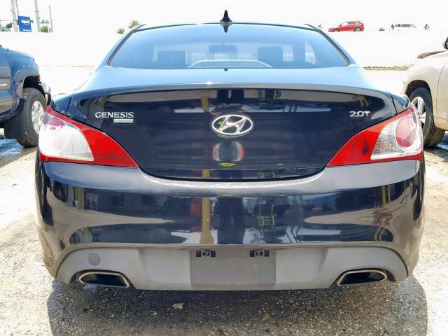 KMHHT6KD8BU055963 - 2011 HYUNDAI GENESIS CO BLACK photo 9