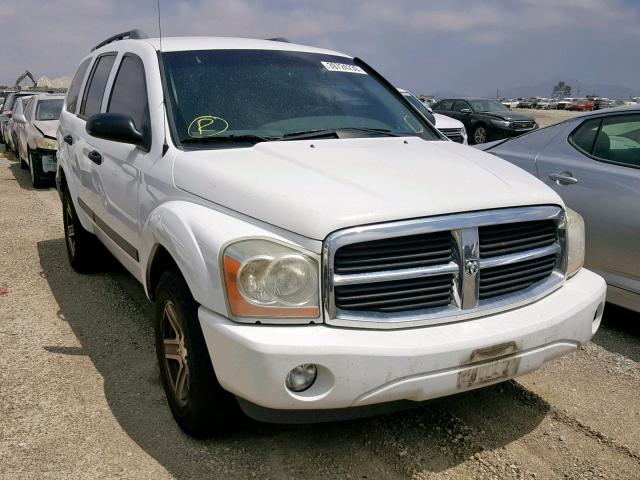 1D4HD48NX6F173905 - 2006 DODGE DURANGO SL WHITE photo 1