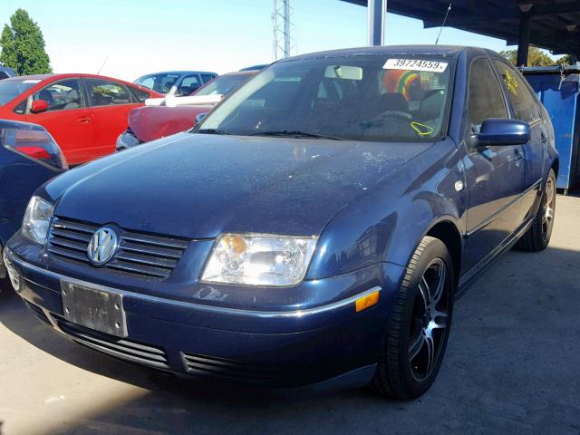 3VWRA69M55M016323 - 2005 VOLKSWAGEN JETTA GL BLUE photo 2