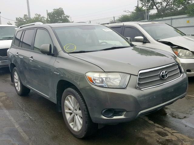 JTEEW41A682007484 - 2008 TOYOTA HIGHLANDER GRAY photo 1