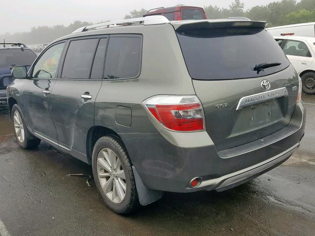 JTEEW41A682007484 - 2008 TOYOTA HIGHLANDER GRAY photo 3