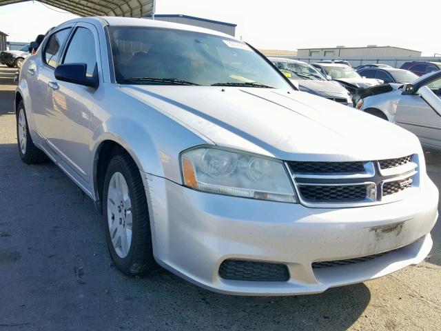 1B3BD4FB7BN540336 - 2011 DODGE AVENGER EX SILVER photo 1