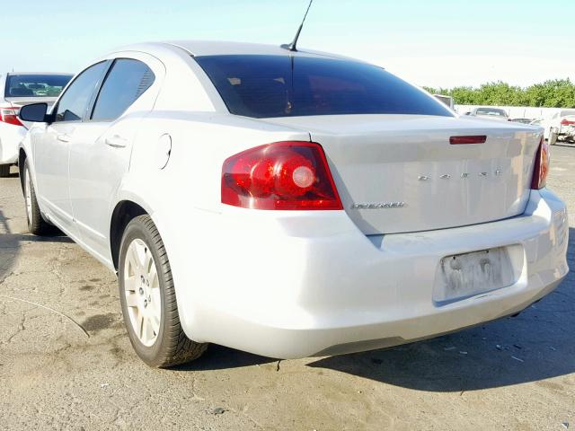 1B3BD4FB7BN540336 - 2011 DODGE AVENGER EX SILVER photo 3