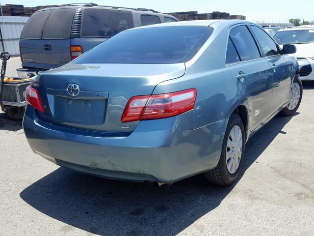 4T1BE46K77U549560 - 2007 TOYOTA CAMRY NEW GREEN photo 4