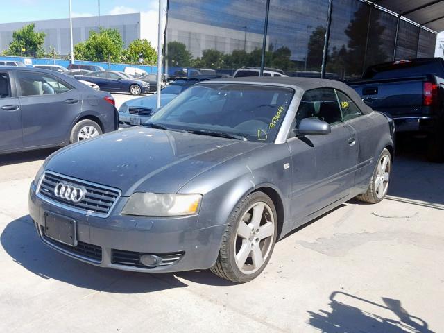 WAUET48H16K001506 - 2006 AUDI A4 S-LINE GRAY photo 2