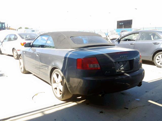 WAUET48H16K001506 - 2006 AUDI A4 S-LINE GRAY photo 3