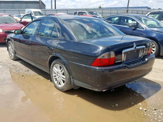 1LNHM87A64Y613196 - 2004 LINCOLN LS BLACK photo 3