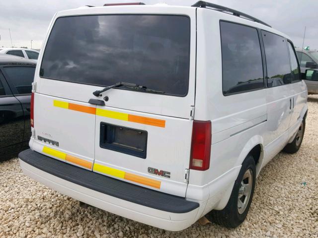 1GKDM19WXYB527812 - 2000 GMC SAFARI XT WHITE photo 4