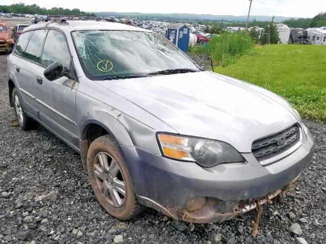 4S4BP61C757361932 - 2005 SUBARU LEGACY OUT SILVER photo 1