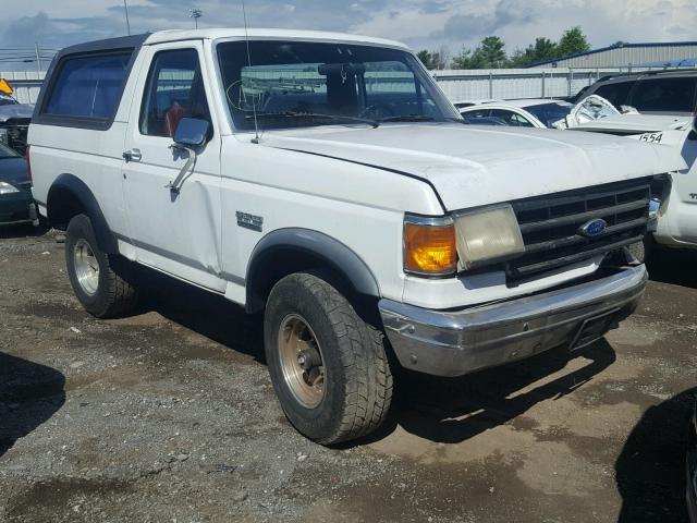 1FMEU15Y8LLA67684 - 1990 FORD BRONCO U10 WHITE photo 1