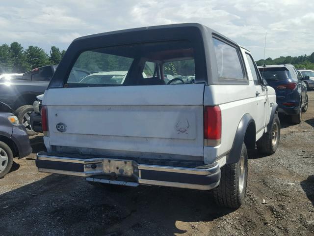 1FMEU15Y8LLA67684 - 1990 FORD BRONCO U10 WHITE photo 4