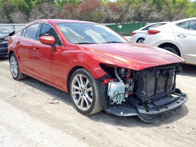 JM1GJ1W59F1219711 - 2015 MAZDA 6 GRAND TO RED photo 1