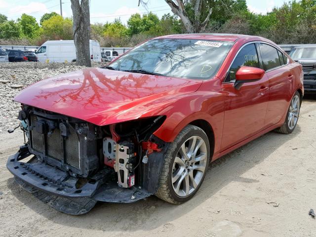 JM1GJ1W59F1219711 - 2015 MAZDA 6 GRAND TO RED photo 2