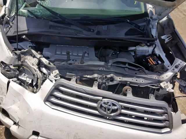 JTEDS41AX82064231 - 2008 TOYOTA HIGHLANDER WHITE photo 7